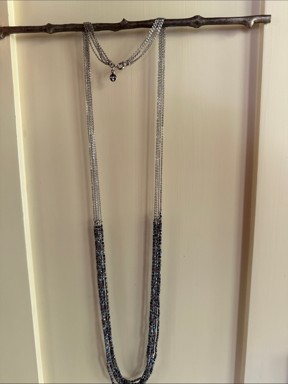 Multi-Strand Beaded Long Necklace